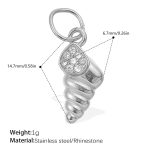 color: PJ566WES Silver Pendant