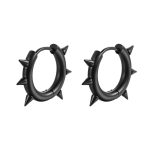 color: 2.5*10 Pointed Cone Ear Cuff Black MS-047 1 PC