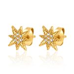 color: Hexagram Stud Earrings