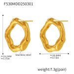 color: F530-Gold Earrings