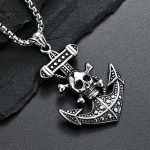 color: Pirate Ship + Stainless Steel Chain