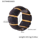 color: E679-Black Bangle Diameter 60mm
