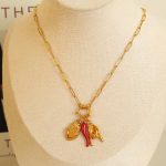 Necklace High Class Elegant Design Clavicle Chain Retro Easy Matching Pendant for Women