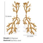 color: EH905G Gold Drop Earrings