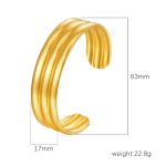 color: Size 5 Gold Bangle