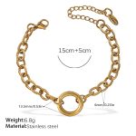 color: SL238G Gold Bracelet