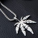 color: Maple Leaf + Stainless Steel Chain