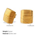 color: EH1191G Gold Earrings
