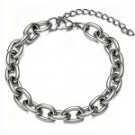 color: 8mm O Chain Lobster Clasp / size: 18+5cm Bracelet