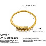 color: A422-Gold Ring Size 7