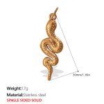 color: PJ293G Single-sided Solid Gold Pendant