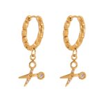 color: Q174-Gold Earrings