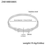 color: Z481-Steel Color Bangle