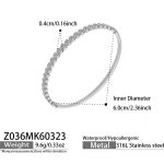 color: Z036-Steel Color Bangle