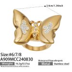 color: A909-Gold Ring -Size 7