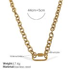 color: XL671G Gold Necklace