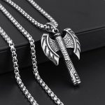 color: Angel Wings + Stainless Steel Chain