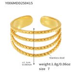 color: Y006-Gold Ring / size: US 7