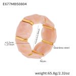 color: E677-Pink Color Bangle Diameter 60mm