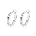 color: Solid 4.0*25MM Lobster Clasp Steel Color