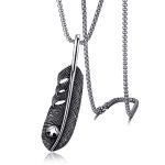 color: Leaf + Stainless Steel Chain