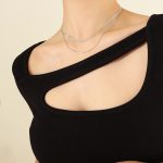 color: P1105-Steel Color Necklace