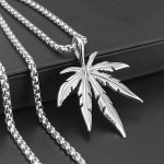 color: Leaf + Stainless Steel Chain