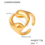 color: A180-Gold Ring / size: US 7