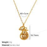 color: TPXL113G Gold Necklace