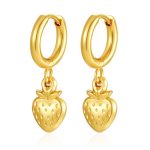 color: Gold Strawberry Ear Cuff MS-689