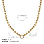 color: XL616G Gold Necklace