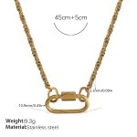color: XL686G Gold Necklace