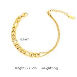 color: B-013 Bracelet Gold