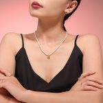 Palace Vintage Geometric Pendant Freshwater Pearl Necklace Temperament Wild Princess Clavicle Chain Necklace