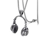 color: Earphone Stainless Steel Chain