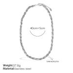 color: XL878S Silver Necklace
