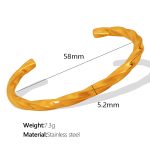 color: 58mm Ring Size SZ79 Gold