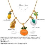 color: XL784G8 Multi-element Necklace