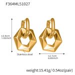 color: F364-Gold Earrings