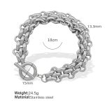 color: SL20 Silver Bracelet