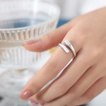 color: A527-Steel Color Ring / size: US 7