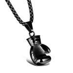 color: Boxing Glove Black + Plated Chain