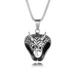 color: Snake Head + Stainless Steel Chain