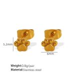 color: EH752G Left/Right Gold Earrings