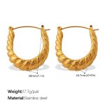 color: EH1261G Gold Earrings