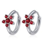 color: MS-783 Small Steel Color Red Rhinestone