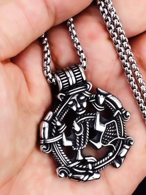 New Nordic Viking Stainless Steel Pendant Men's Necklace