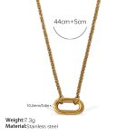 color: XL701G Gold Necklace