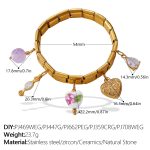color: SL29G13 Multi-element Bracelet