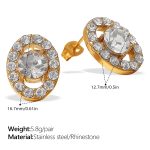 color: EH864WEG Gold Stud Earrings